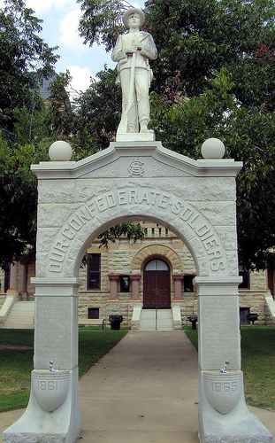 Denton Confederate Statue and monument